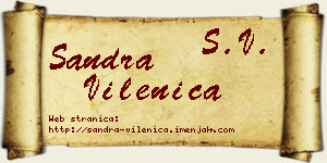 Sandra Vilenica vizit kartica